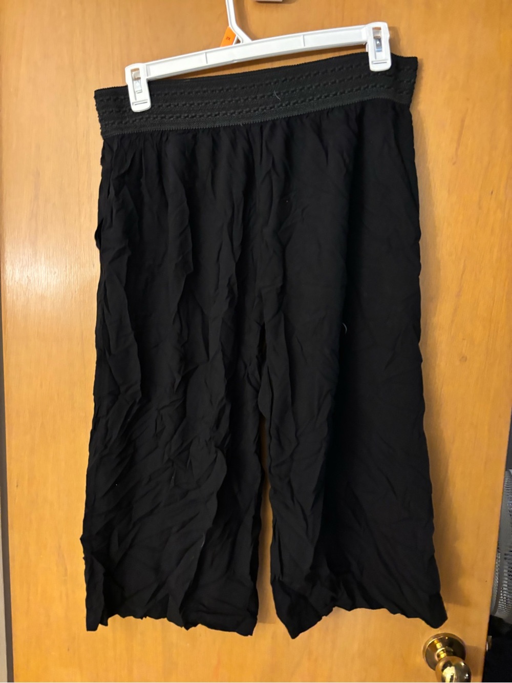 Boho style Wide Leg Cropped Pants